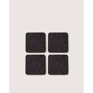 Graf Lantz Bierfilzl Merino Wool Square Coaster Solid 4 Pack New